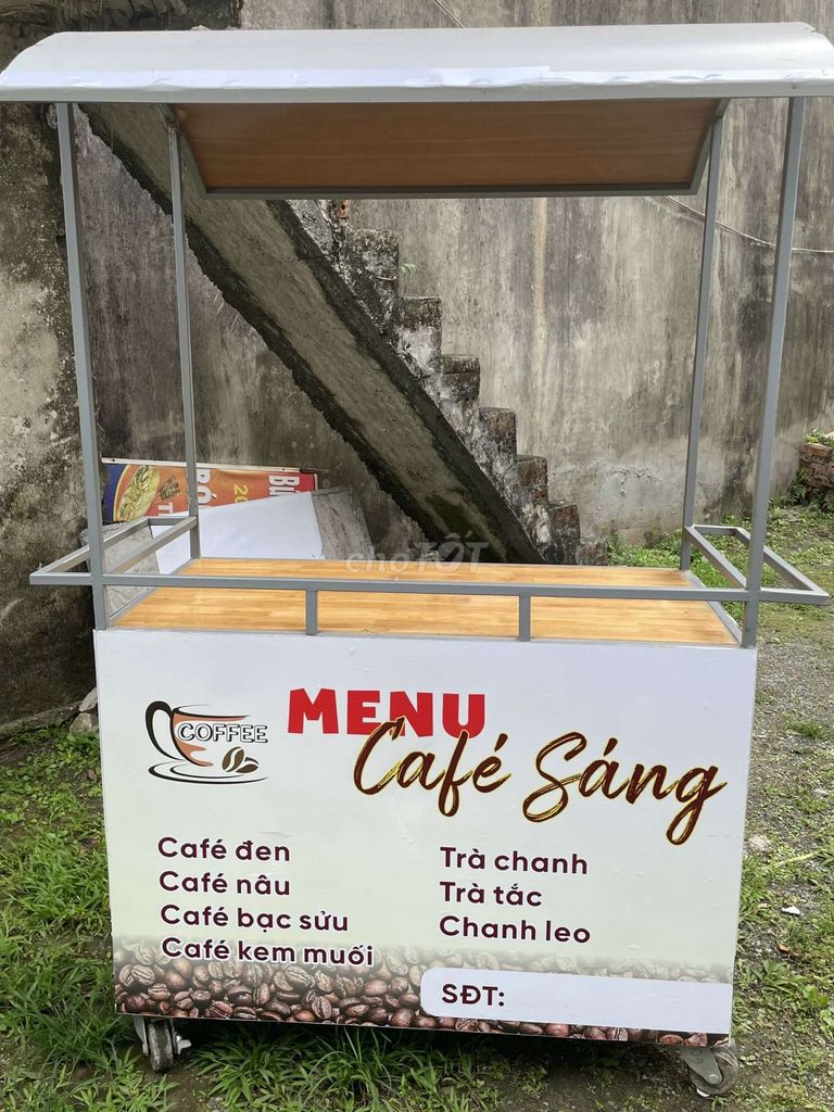 Xe đẩy bán cafe. Mua bán Đồ chuyên dụng, Giống nuôi trồng tại Thành phố Nam Định Nam Định được đăng bởi Nhung Tran hình 1