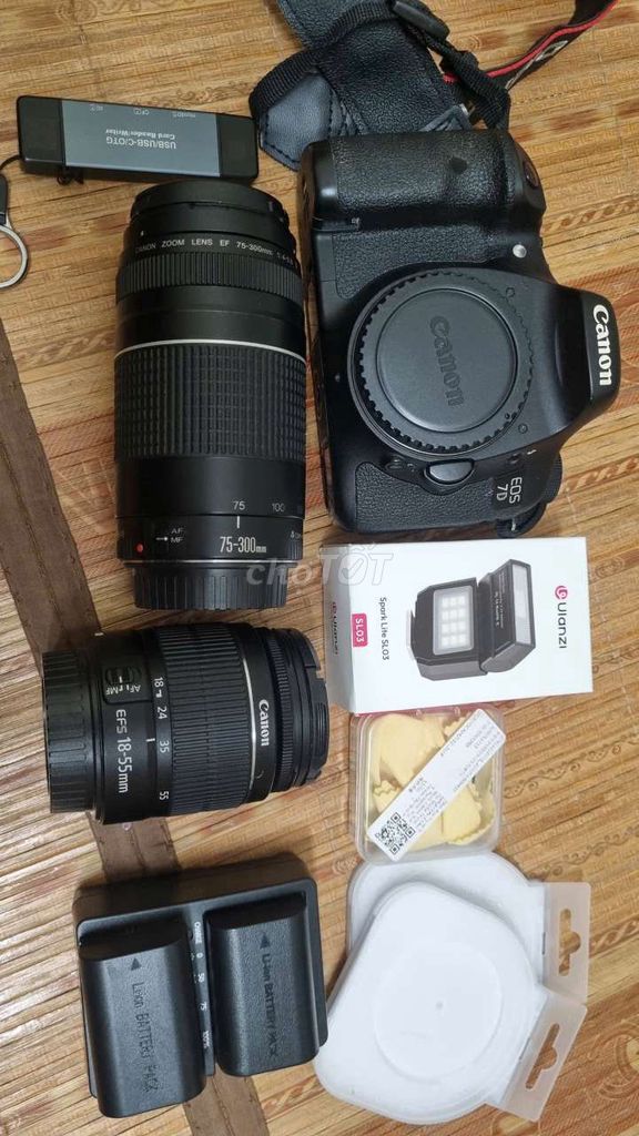 Máy ảnh Canon 7D kèm lens 18-55, 70-300. Mua bán Máy ảnh, Máy quay tại Quận Hà Đông Hà Nội được đăng bởi Trần Hải thang máy Thuận Phát hình 1