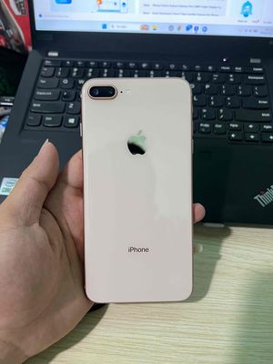 Apple iPhone 8 Plus Vàng hồng pin 100 vỏ đẹp keng