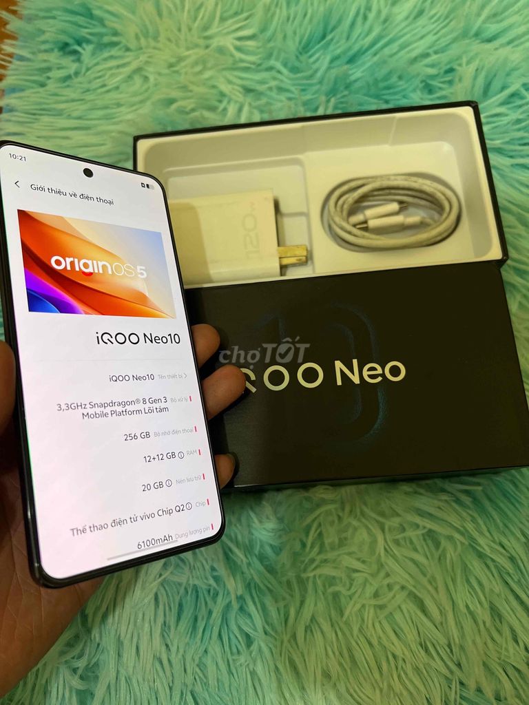 e đang cần bán cây Iqoo neo 10 ram 12/256 full box. Mua bán Điện thoại tại Thành phố Thủ Dầu Một Bình Dương được đăng bởi Hoàng hải hình 3
