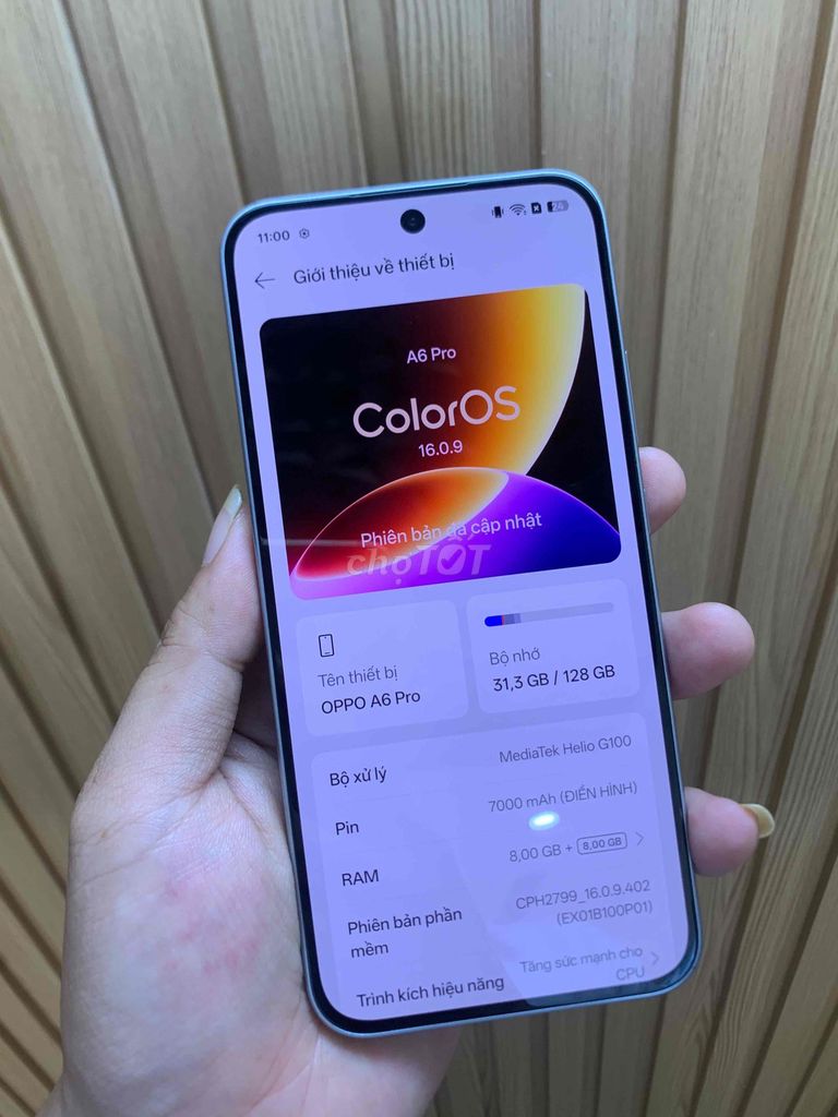 Oppo A6 Pro 128GB Xám 8GB. Mua bán Điện thoại tại Thành phố Long Khánh Đồng Nai được đăng bởi Tiến Hưng  hình 1