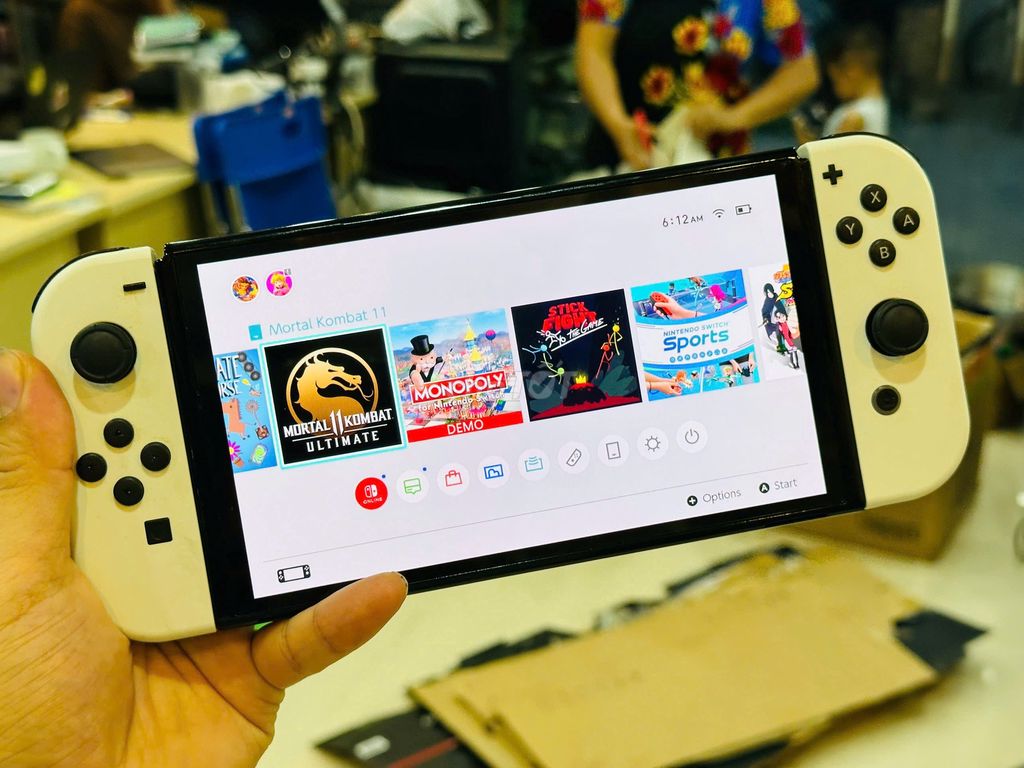 Máy chơi game Nintendo Switch OLED Đen. Mua bán Thiết bị chơi game tại Quận Đống Đa Hà Nội được đăng bởi Thế Hoàng hình 1
