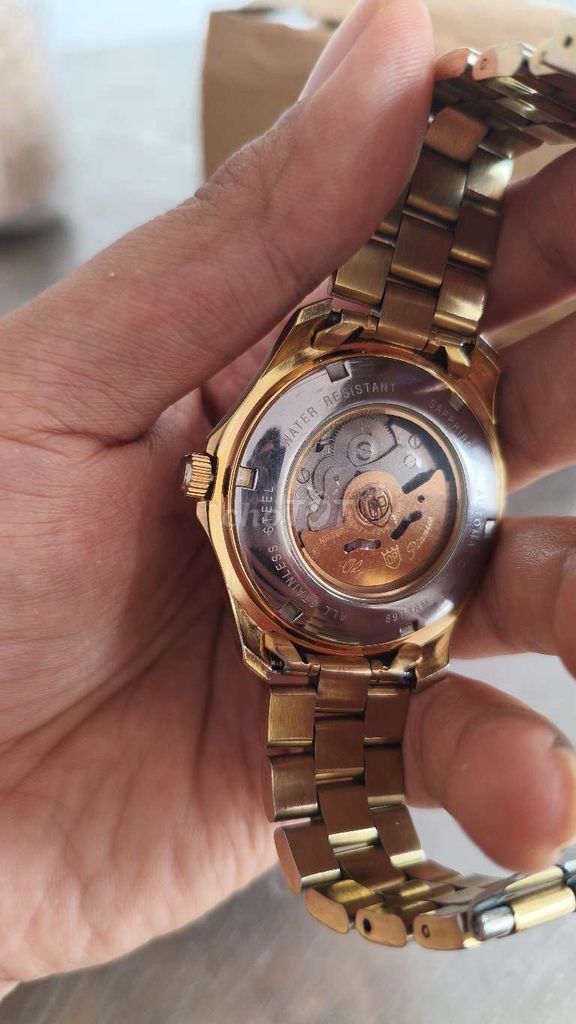 Olympia Lus Đồng hồ cơ Vàng Kính Sapphire. Mua bán Đồng hồ tại Huyện Hưng Hà Thái Bình được đăng bởi Trần Văn Nam hình 1