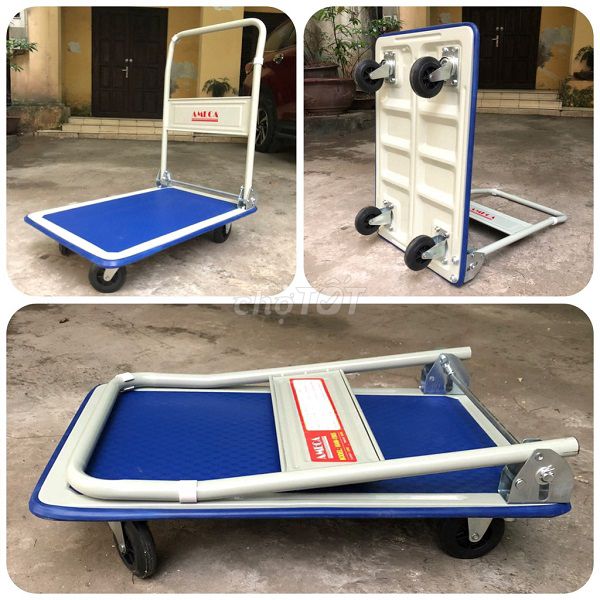XE ĐẨY HÀNG 4 BÁNH TẢI TRỌNG 200 KG. Mua bán Nội thất, đồ gia dụng khác tại Quận Kiến An Hải Phòng được đăng bởi  Công ty HÀ MINH TÂM  hình 1