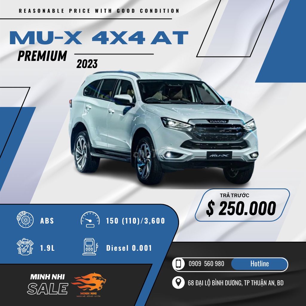 Isuzu Mu X Premium AT