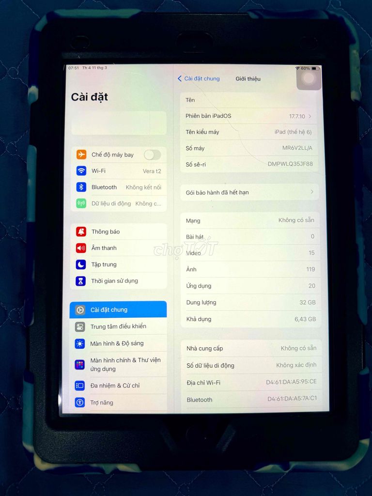 Apple iPad Gen 6 32GB Wifi + Sim. Mua bán Máy tính bảng tại Thành phố Thái Bình Thái Bình được đăng bởi Vera hoàng hình 1