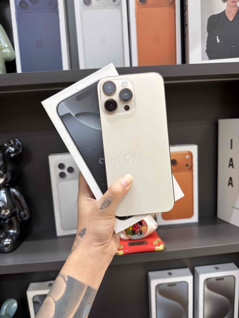 Apple iPhone 16 Pro Max 256GB Vàng. Mua bán Điện thoại tại Quận Gò Vấp Tp Hồ Chí Minh được đăng bởi Hậu Táo hình 1