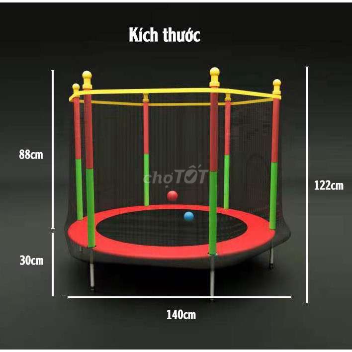 Nhà nhún cho trẻ em phát triển chiều cao