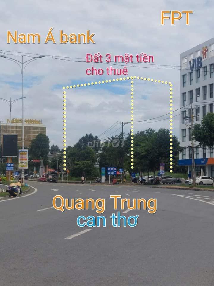 MẶT BẰNG KINH DOANH 1275m2 MẶT TIỀN QUANG TRUNG, NINH KIỀU, CẦN THƠ