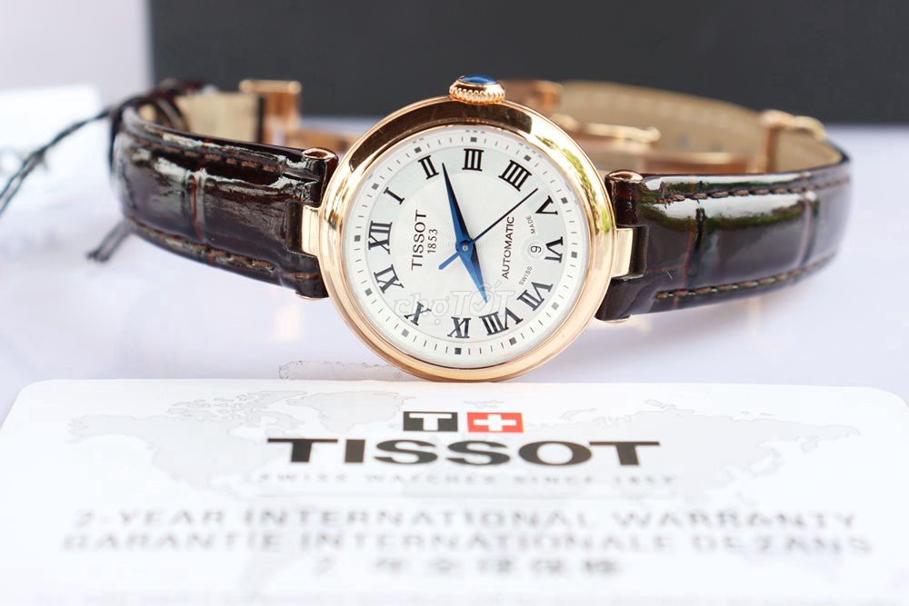 ĐH Nữ Tissot Bellissima Automatic Vàng Hồng Fulbox