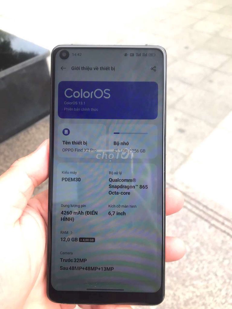 OPPO Find X2 Pro 256GB Đỏ. Mua bán Điện thoại tại Huyện Tiên Du Bắc Ninh được đăng bởi Lee hình 1