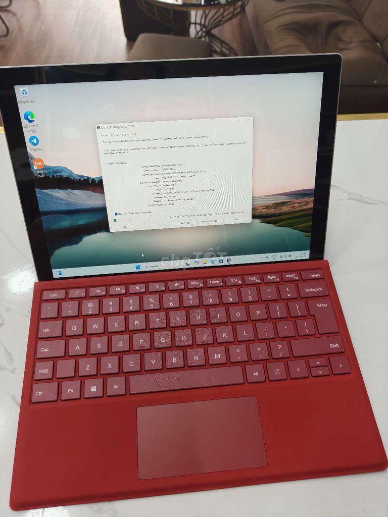 Microsoft Surface Pro 7 i5 8GB/128GB Đỏ. Mua bán Laptop tại Thành phố Buôn Ma Thuột Đắk Lắk được đăng bởi MNmobile hình 1
