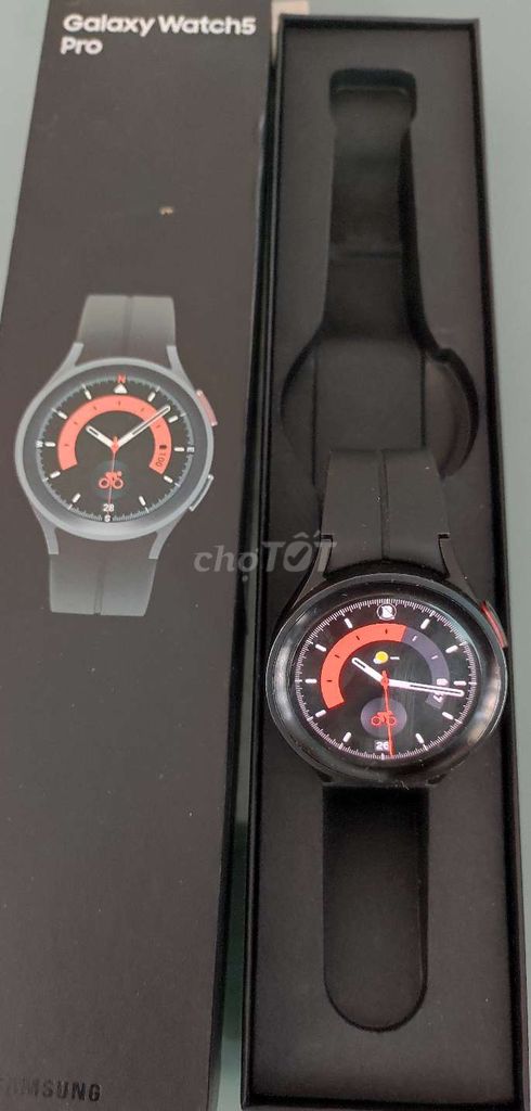 Samsung Galaxy Watch5 Pro Đen. Mua bán Thiết bị đeo thông minh tại Quận 5 Tp Hồ Chí Minh được đăng bởi truc hình 1