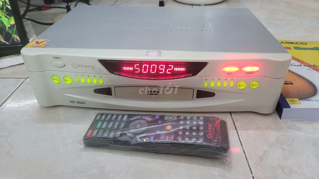 Đầu đĩa DVD Karaoke Arirang AR3600 (Âm thanh hay). Mua bán Tivi, Âm thanh tại Quận Tân Phú Tp Hồ Chí Minh được đăng bởi Trường hình 1