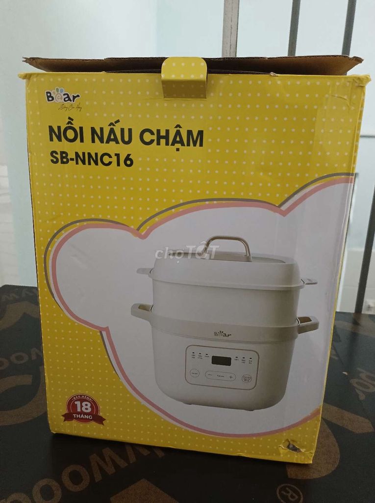 Nồi nấu chậm Bear 1,6L SB-NNC16 (Bản Quốc Tế)