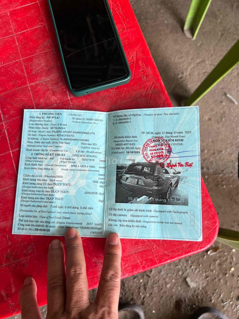 Mitsubishi Pajero Sport 2016 G 4x2 AT - 156000 km. Mua bán Ô tô tại Huyện Hóc Môn Tp Hồ Chí Minh được đăng bởi T hình 10