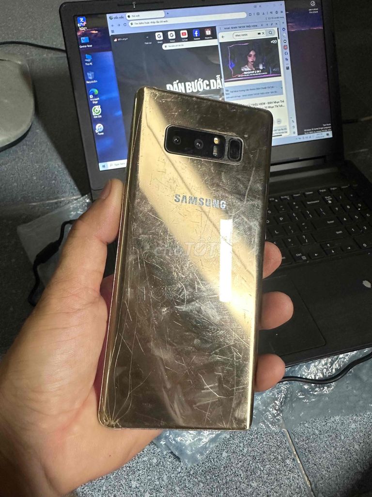 Samsung Galaxy Note8 Vàng. Mua bán Điện thoại tại Huyện Châu Thành Bến Tre được đăng bởi Quoc Ky hình 1