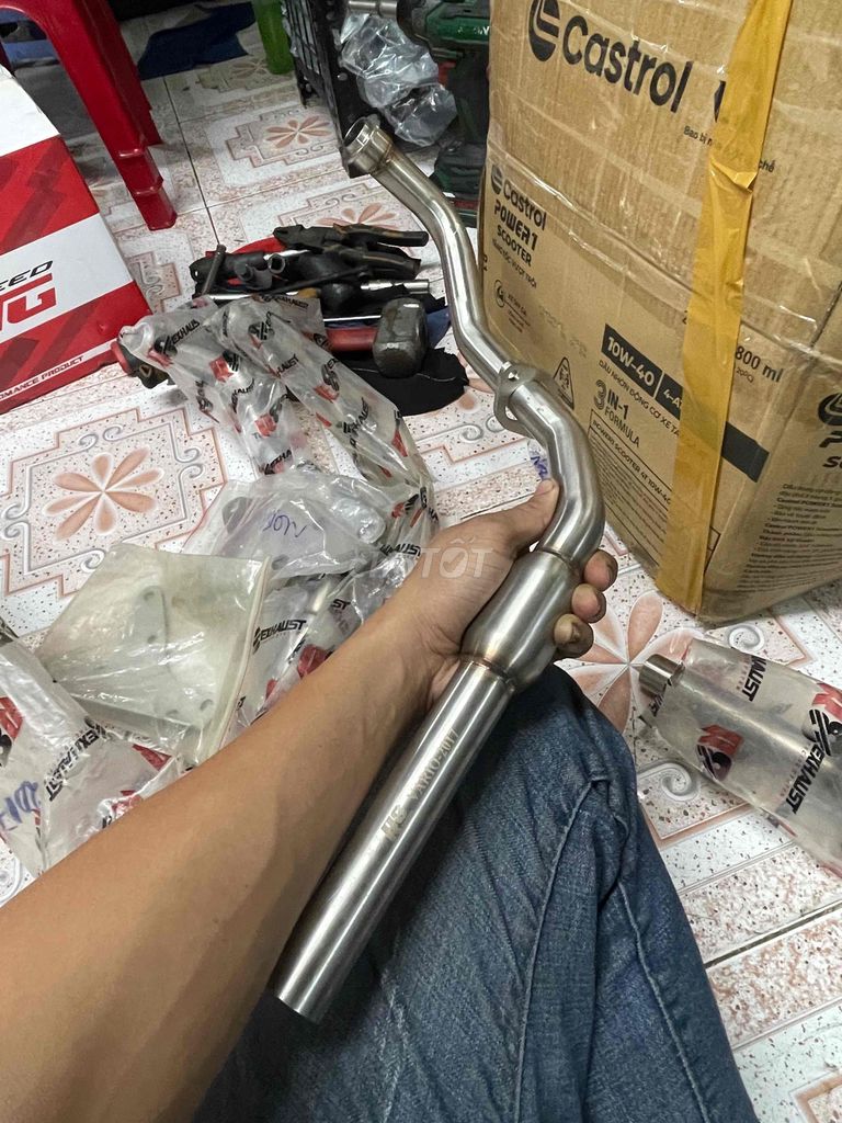 ✅Thanh lý Cổ pas R8 innox 304 gắn vario - sh - v. Mua bán Phụ tùng xe tại Quận Tân Phú Tp Hồ Chí Minh được đăng bởi PT XE MÁY QUANG QUIN hình 2