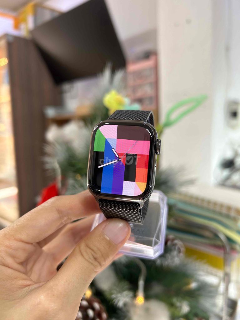 Apple Watch Series 9 41mm Đen Thép. Mua bán Thiết bị đeo thông minh tại Quận 5 Tp Hồ Chí Minh được đăng bởi A C V N hình 1