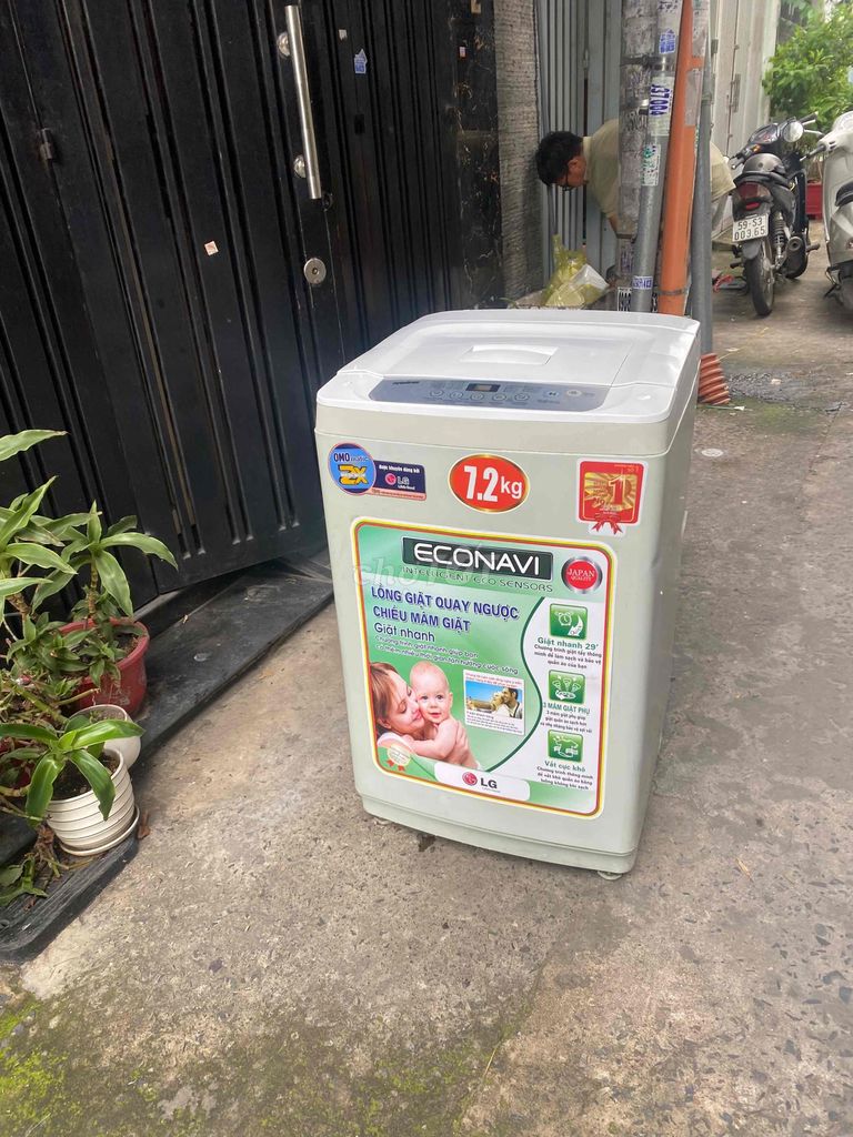 Máy giặt LG 7.2kg đang dùng tốt hình thực tế. Mua bán Máy giặt tại Quận 11 Tp Hồ Chí Minh được đăng bởi MẠNH CƯỜNG hình 1