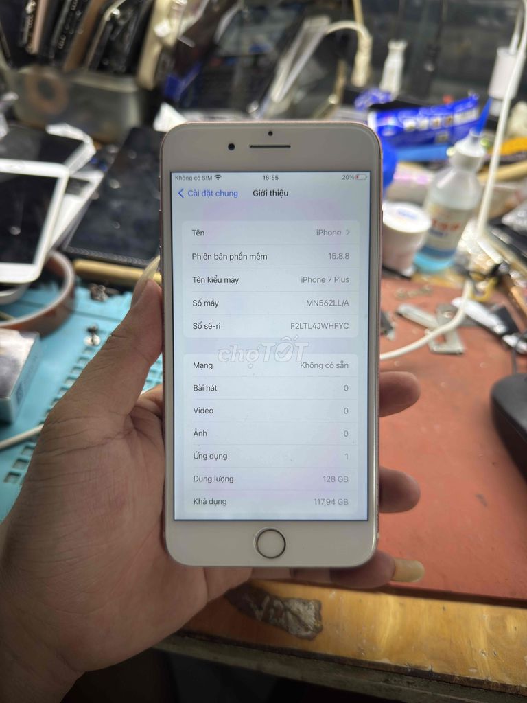 iPhone 7 Plus 128GB Hồng. Mua bán Điện thoại tại Thị xã Bến Cát Bình Dương được đăng bởi Vũ tuấn hình 1