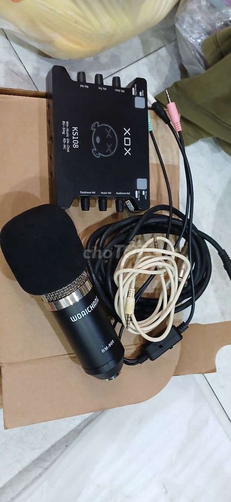 Sound card XOX KS108 Micro WOAICHANG BM-900 Đen. Mua bán Tivi, Âm thanh tại Quận Tân Bình Tp Hồ Chí Minh được đăng bởi Thành hình 1