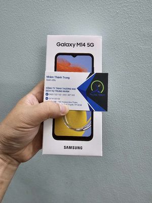 Samsung Galaxy M14 5G Xanh 4-64GB mới 100% seal