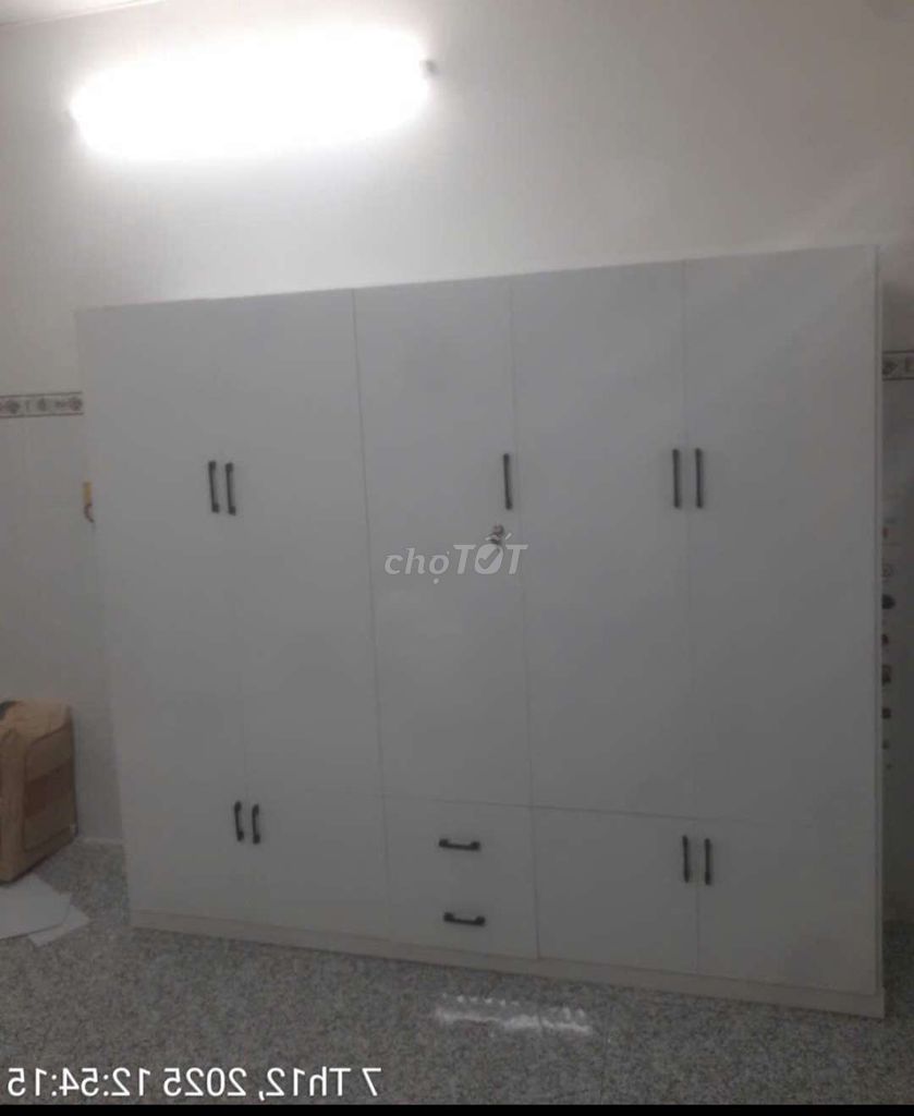 TỦ NHỰA ĐÀI LOAN 5 CÁNH MÀU TRẮNG. Mua bán Tủ, kệ gia đình tại Thành phố Thuận An Bình Dương được đăng bởi Tủ nhựa đài loan hoàng quân hình 1