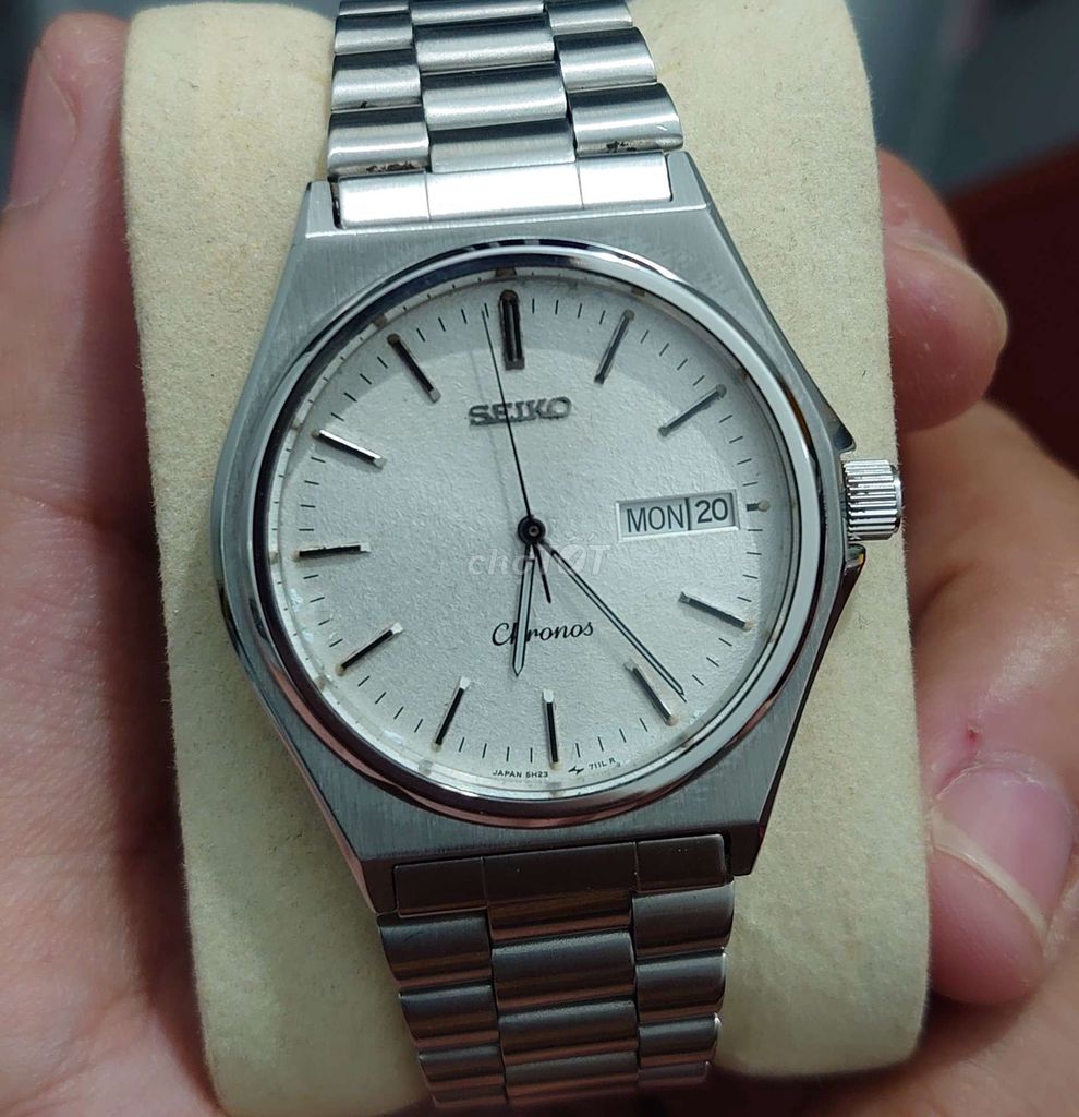 Đồng hồ Seiko 5H23-7060 Nam Thép Bạc. Mua bán Đồng hồ tại Huyện Thoại Sơn An Giang được đăng bởi Phan Minh Trí hình 1