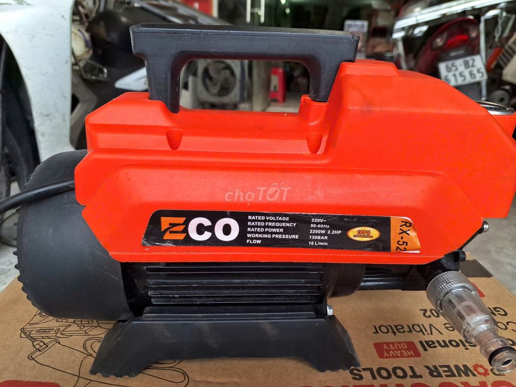 Máy rửa xe ECO RX-52 Cam. Mua bán Đồ chuyên dụng, Giống nuôi trồng tại Huyện Châu Thành Hậu Giang được đăng bởi Dụng cụ cơ khí Mái Dầm  hình 1