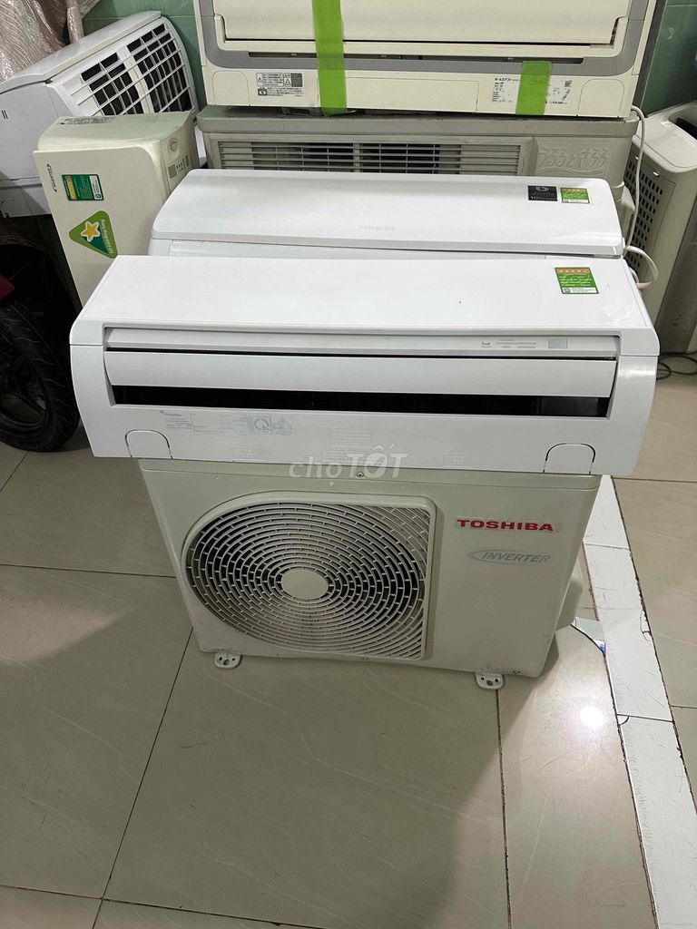 Điều hòa Toshiba Inverter 1hp Trắng Tiết kiệm điện. Mua bán Máy lạnh, điều hoà tại Thành phố Dĩ An Bình Dương được đăng bởi Điện  máy HT hình 1