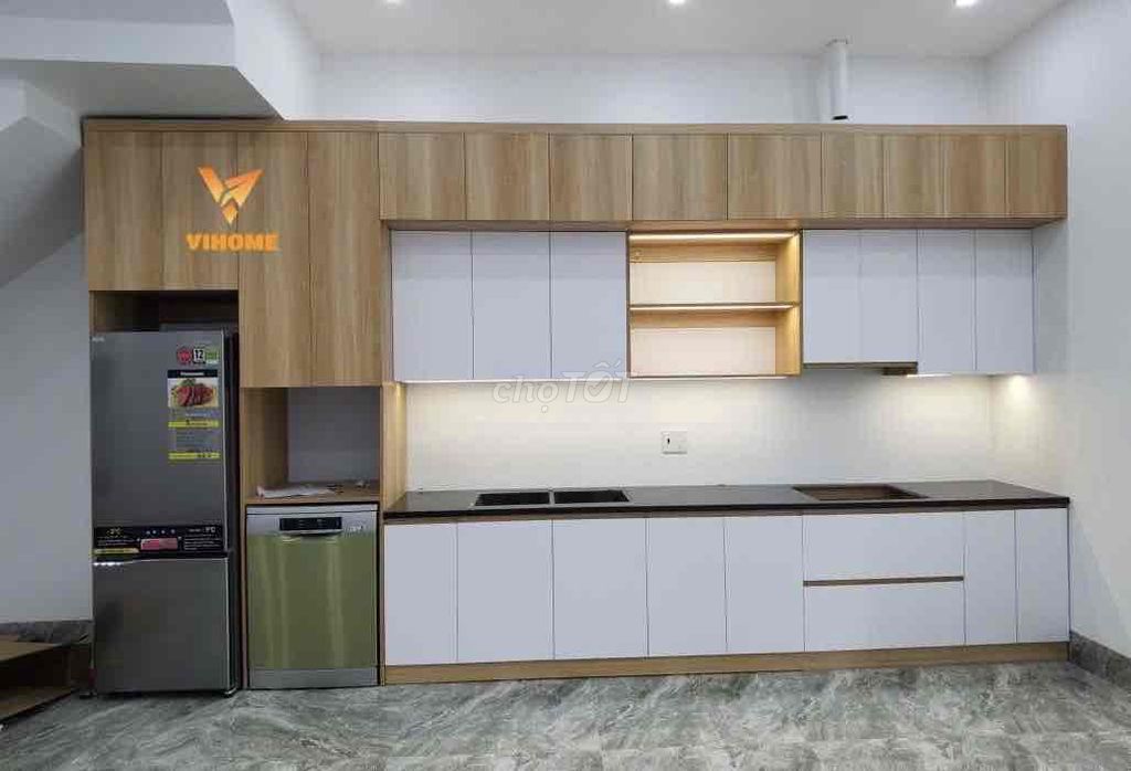 Tủ bếp gỗ công nghiệp MDF cao cấp,sang trọng. Mua bán Tủ, kệ gia đình tại Quận Thanh Khê Đà Nẵng được đăng bởi Nội thất bếp trọn gói TST  hình 1