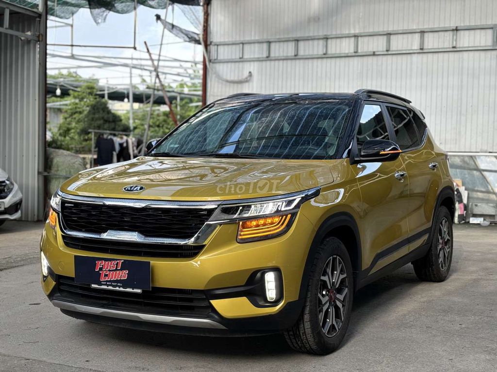 Kia Seltos 2021 Premium 1.4 DCT Turbo, màu vàng