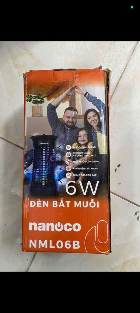 Đèn bắt muỗi Nanoco NMLO6B Đen 6W. Mua bán Đèn tại Quận Ninh Kiều Cần Thơ được đăng bởi Lâm Quốc Trung  hình 1
