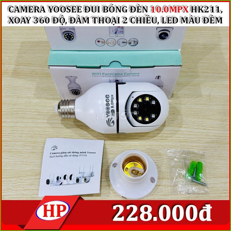 Camera an ninh Yoosee HK211 Trắng Xoay 360. Mua bán Máy ảnh, Máy quay tại Quận Ninh Kiều Cần Thơ được đăng bởi PHƯỚC HIỆP hình 1