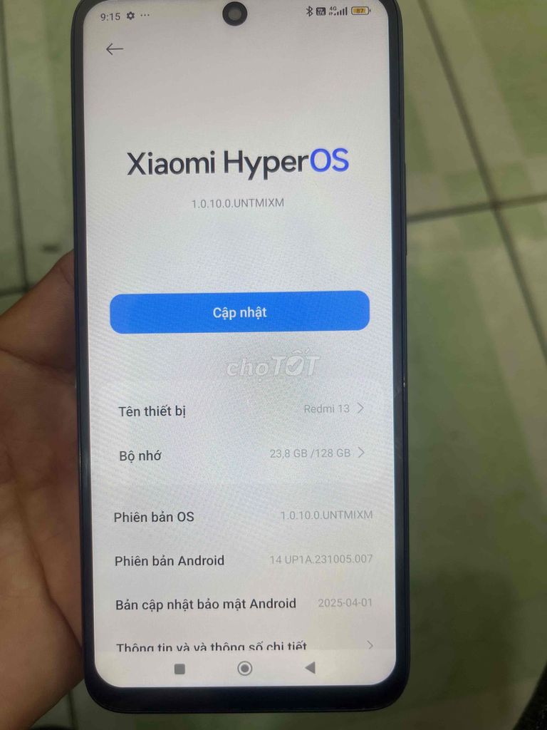 Xiaomi Redmi 13 8GB/128GB Đen. Mua bán Điện thoại tại Quận Tân Phú Tp Hồ Chí Minh được đăng bởi Tên chưa cung cấp hình 1