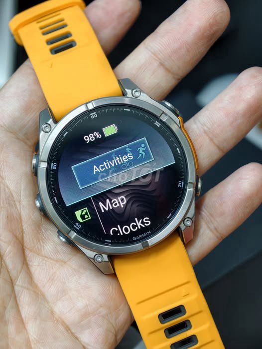 Garmin Fenix 8 Sapphire Amoled Vàng. Mua bán Thiết bị đeo thông minh tại Quận Tân Bình Tp Hồ Chí Minh được đăng bởi Hội Đồ Điện Tử hình 1