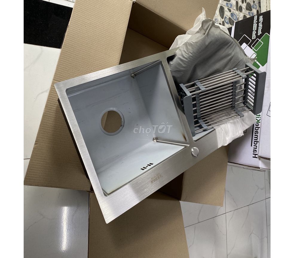 CHẬU RỬA CHÉN BÁT INOX304 , RẺ, DÀY