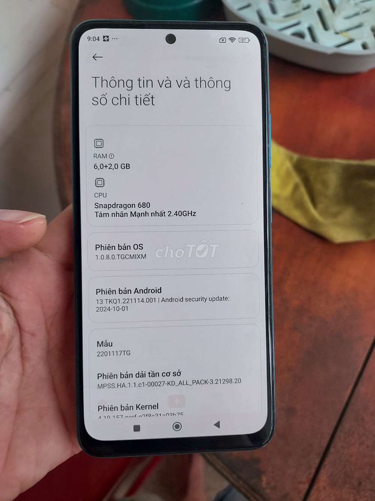 Xiaomi Redmi Note 11 128GB Xanh. Mua bán Điện thoại tại Huyện Mỏ Cày Bắc Bến Tre được đăng bởi Nguyễn hoàng thiện  hình 1