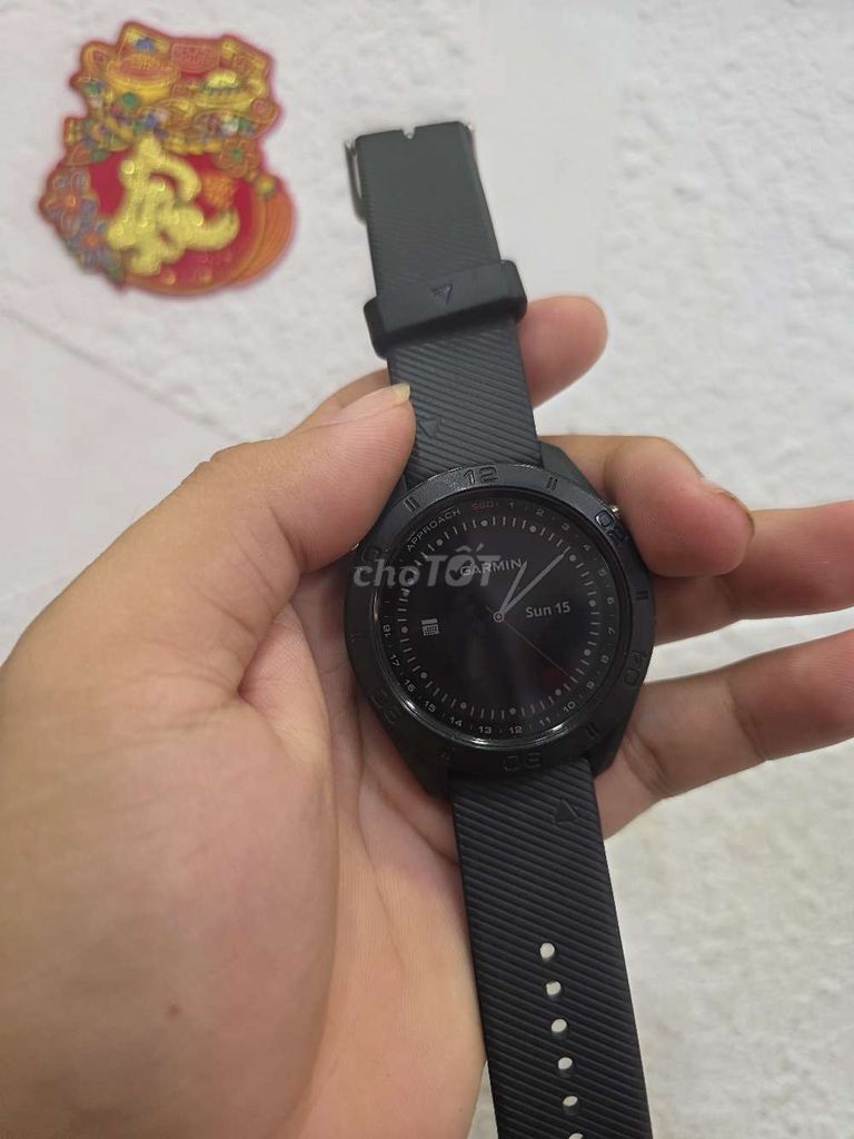 Đồng hồ Garmin Approach S60 Đen. Mua bán Thiết bị đeo thông minh tại Quận 10 Tp Hồ Chí Minh được đăng bởi Thắng GFT hình 1