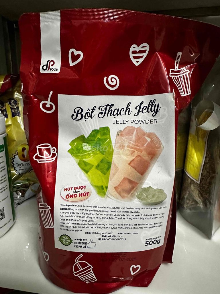 DP FOOD Bột thạch Jelly 500g Việt Nam. Mua bán Đồ ăn, thực phẩm và các loại khác tại Quận Tân Phú Tp Hồ Chí Minh được đăng bởi Vũ ánh Tuyết hình 1