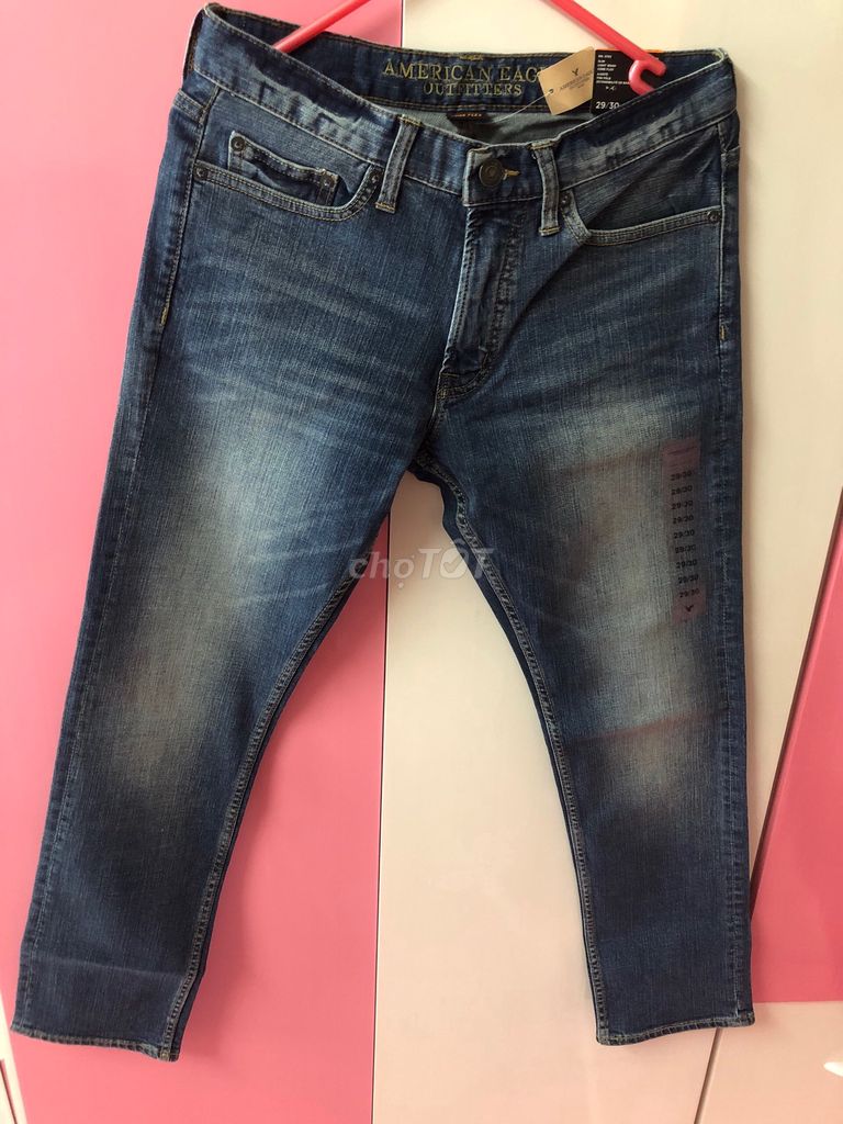 0793495419 - Jean 🦅 american eagle size 29/30 slim straight