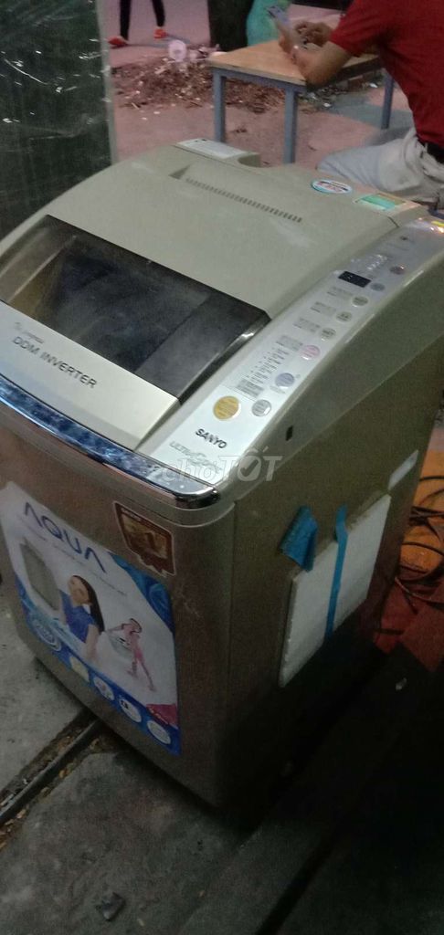 0347679940 - Máy giặt sanyo inverter 9kg tiết kiệm