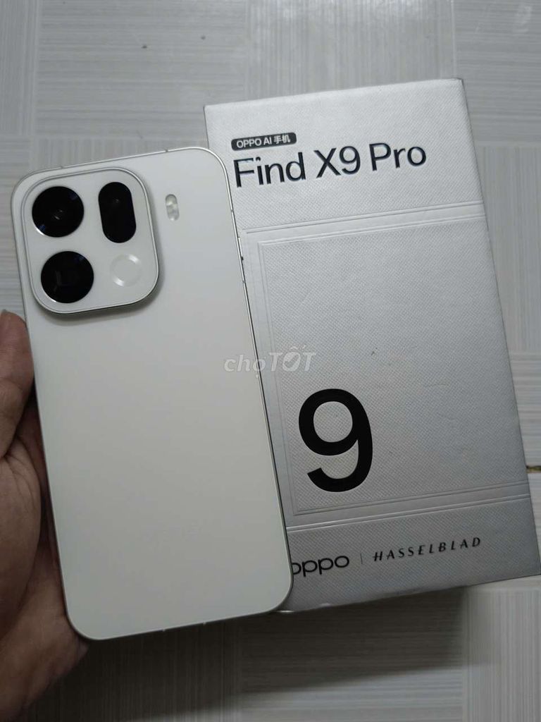 Oppo Find X9 Pro KENG 99,99 PIN 100 FULLBOX. Mua bán Điện thoại tại Quận Phú Nhuận Tp Hồ Chí Minh được đăng bởi Bích Thủy hình 1