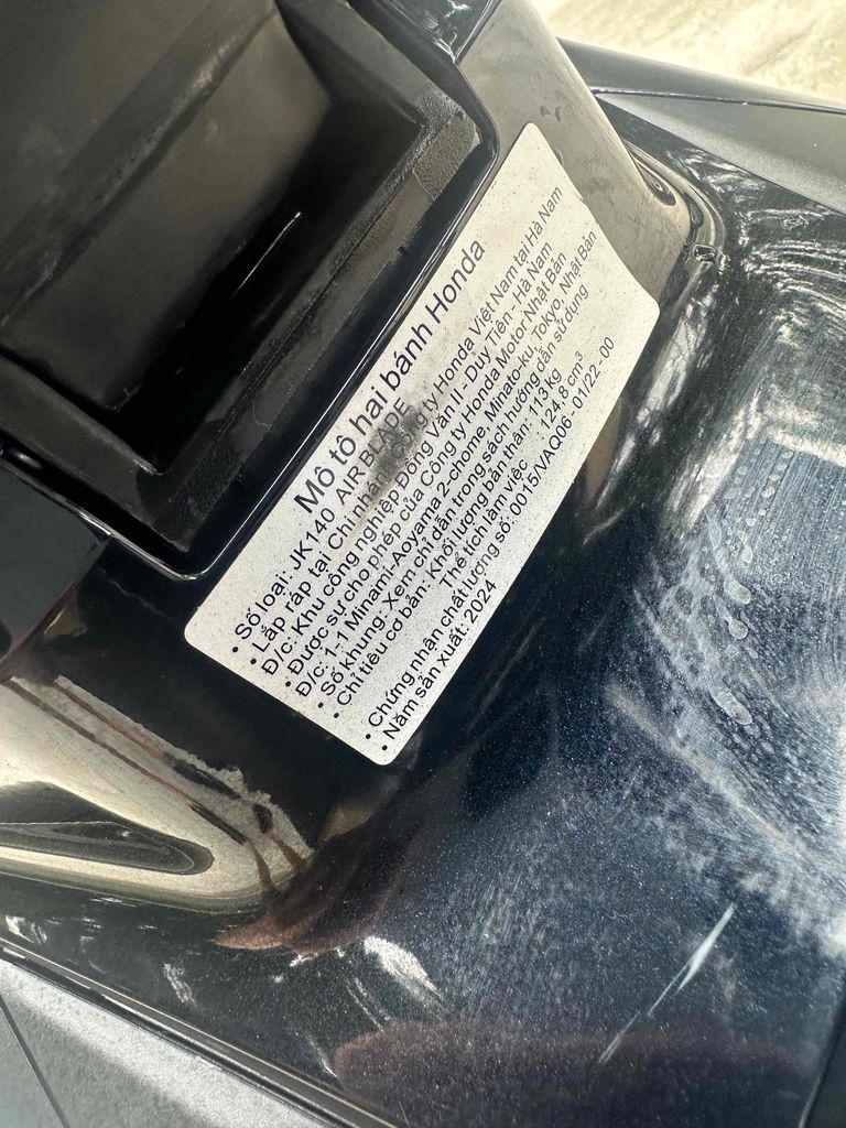 Air Blade 2024 đen sần bản đặt biệt mới keng. Mua bán Xe máy tại Quận Lê Chân Hải Phòng được đăng bởi Nguyễn Thế Hiếu hình 5