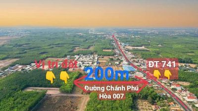 Cần bán đất trung tâm thành phố Bến Cát, mtiền đường Chánh Phú Hòa 007