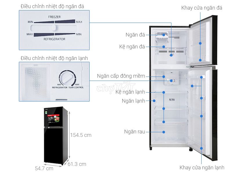 Tủ Lạnh có ngăn đông mềm-Góp 305 tuần
