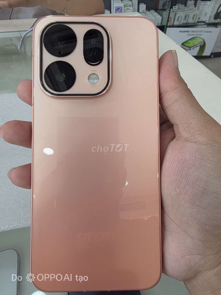 OPPO Find X9s 12GB/256GB Vàng hồng Đã sử dụng. Mua bán Điện thoại tại Quận Bình Thạnh Tp Hồ Chí Minh được đăng bởi thiênphọng hình 1