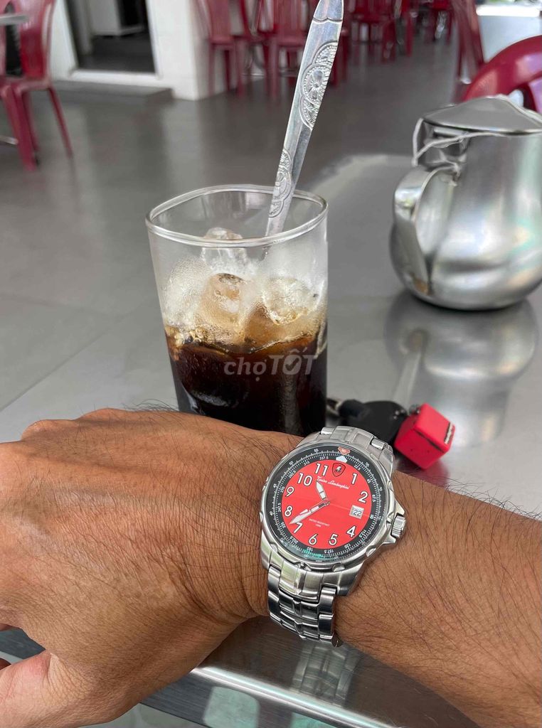 Đồng hồ Tonino Lamborghini Đỏ Nam. Mua bán Đồng hồ tại Thành phố Trà Vinh Trà Vinh được đăng bởi Huỳnh Lê Tân hình 1