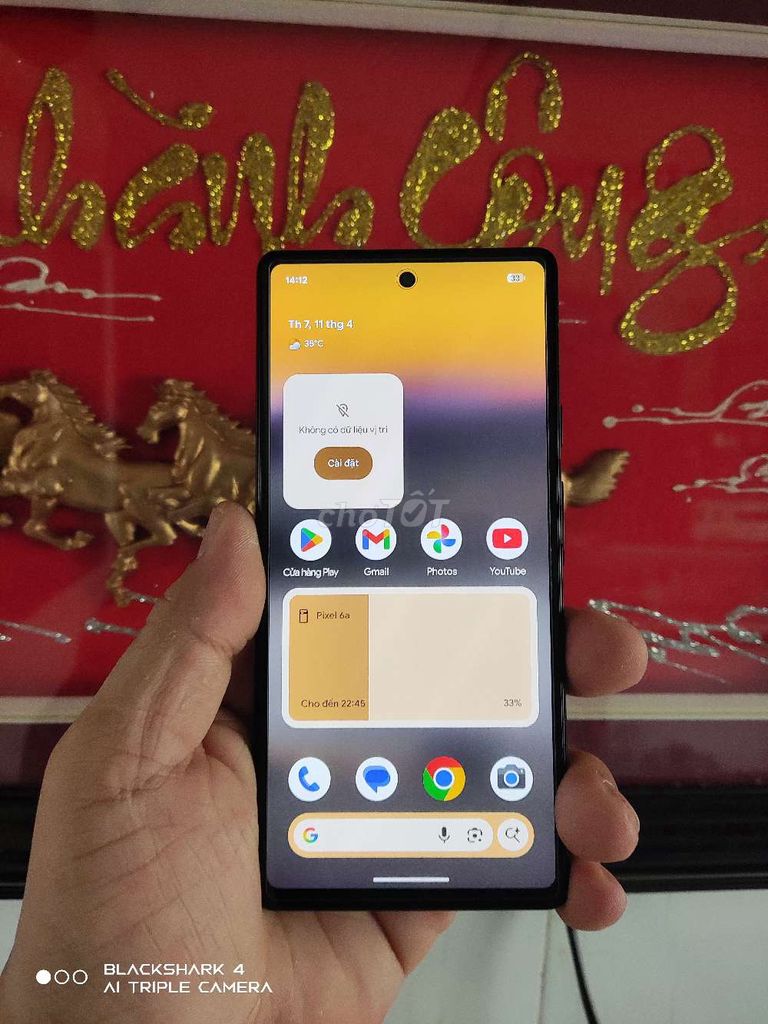 Google Pixel 6a Đen 6/128g. Mua bán Điện thoại tại Thành phố Biên Hòa Đồng Nai được đăng bởi Tùng phát  hình 1